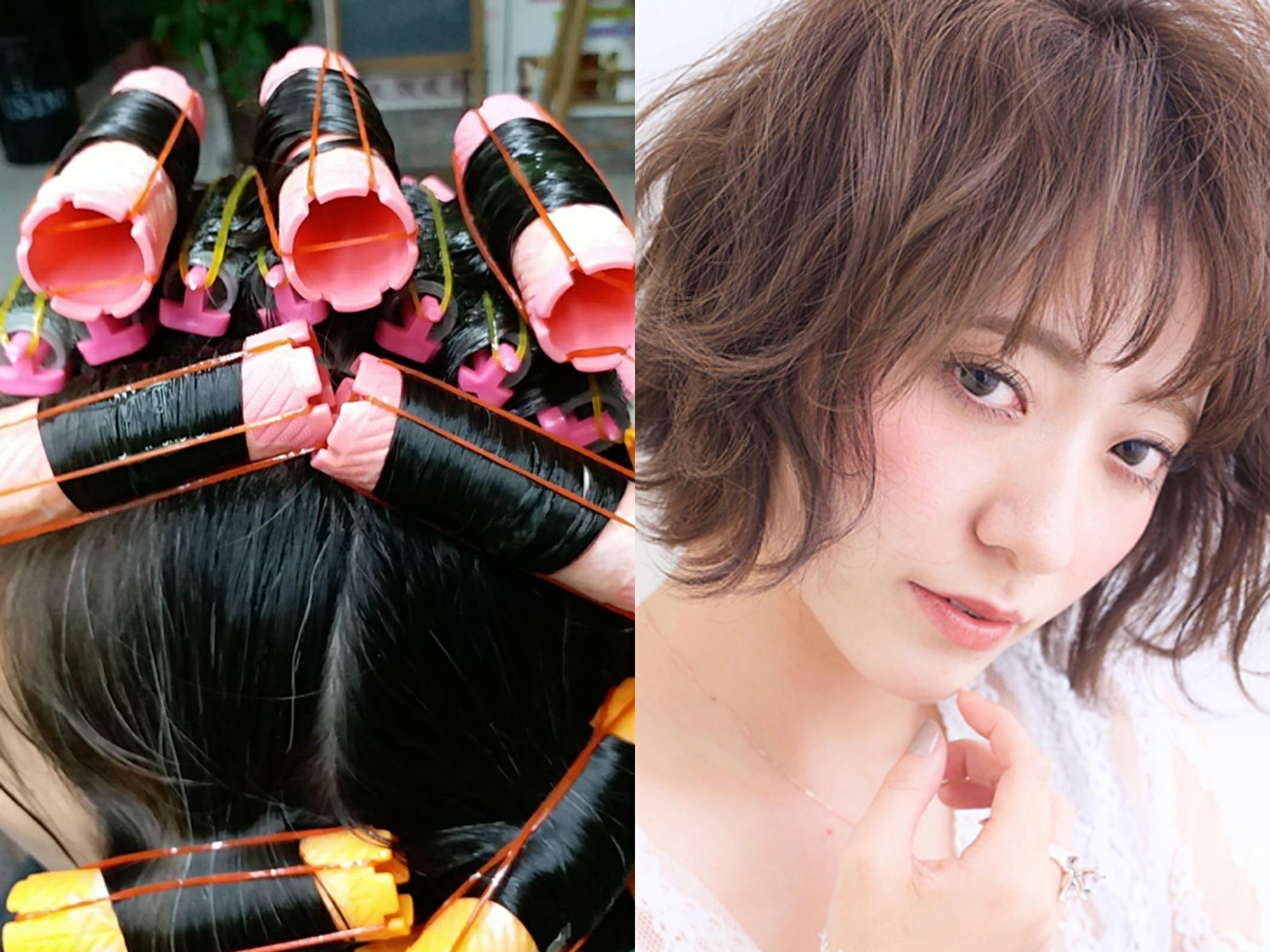 定位烫和纹理烫的区别哪个更好看,发根烫定位烫发