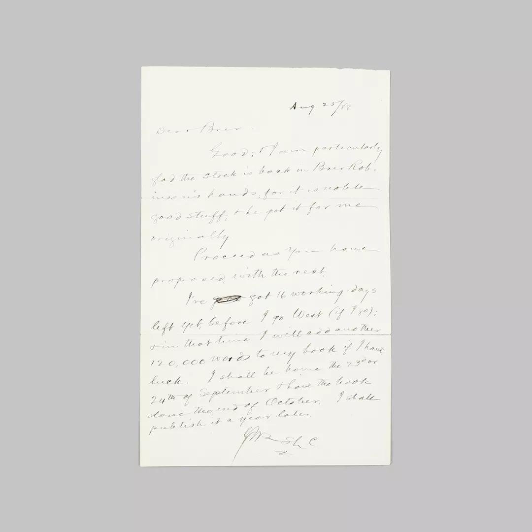 四月大拍|外国名人手迹专场精赏