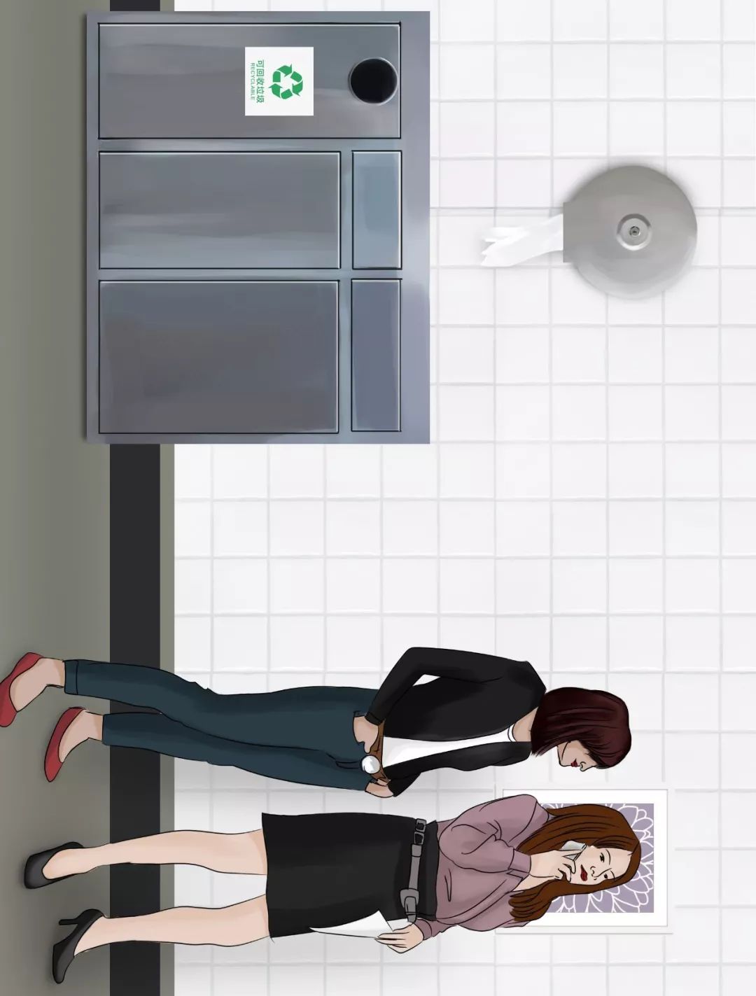 国外女子浴室被偷拍真实案件,女厕所里的诡异事件