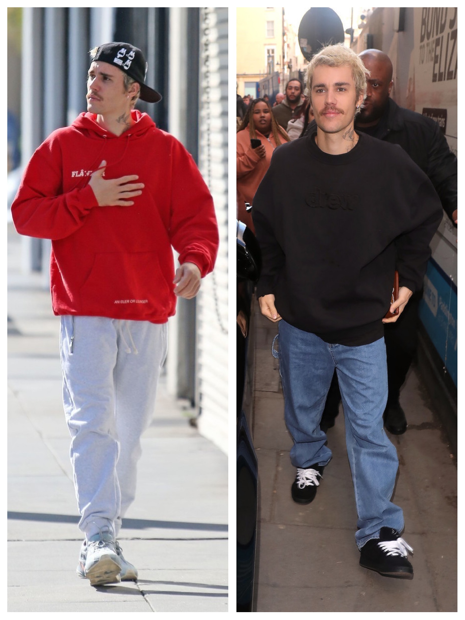 贾斯汀比伯颜值巅峰穿搭,贾斯汀比伯最新穿搭