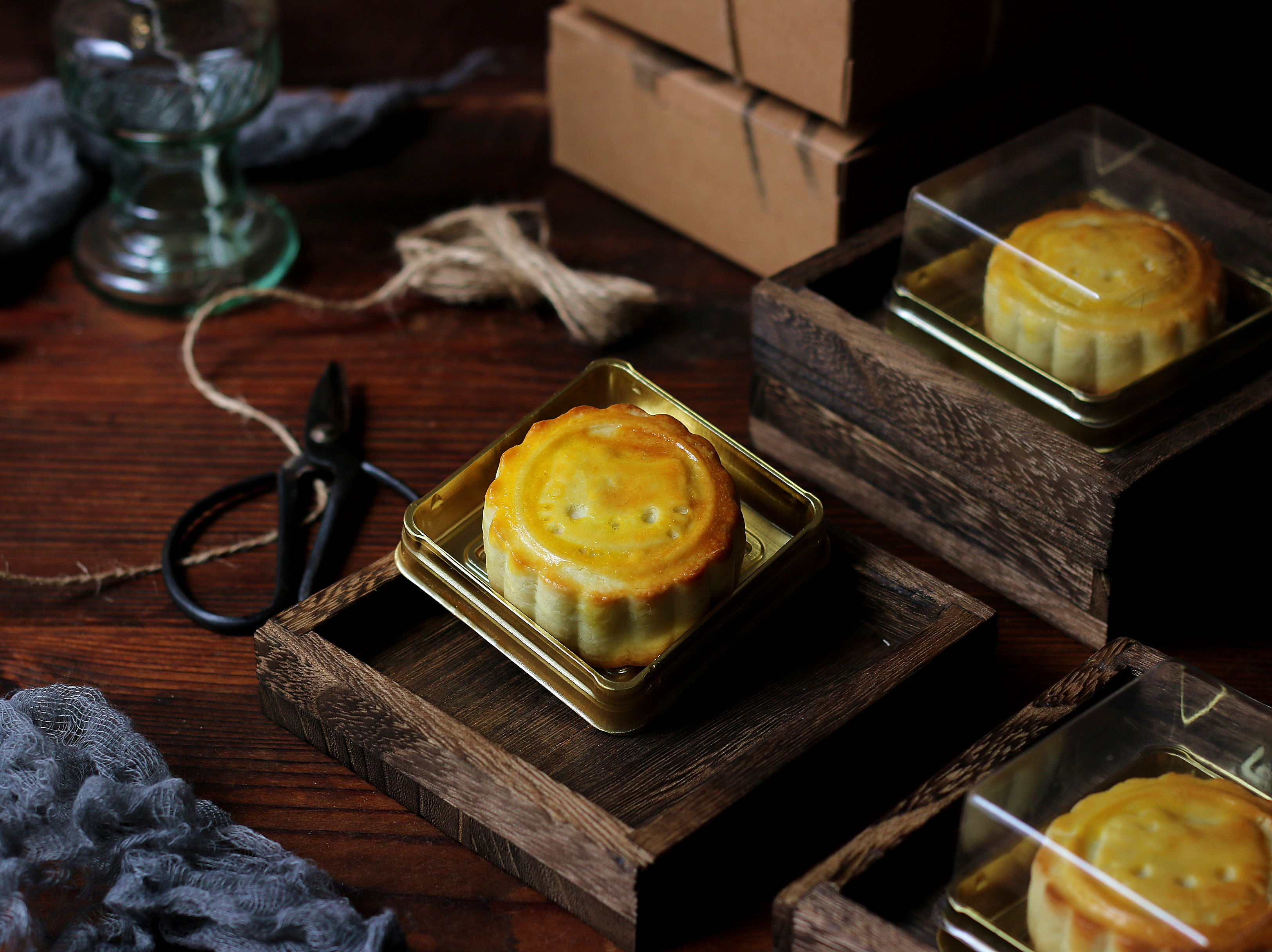 酥皮奶黄流心月饼私房配方分享,美心流心奶黄月饼6个装36元一盒