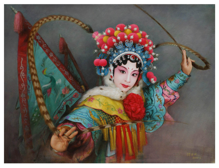 纯真无邪儿童画作展示及解读,谭建武油画人物作品欣赏