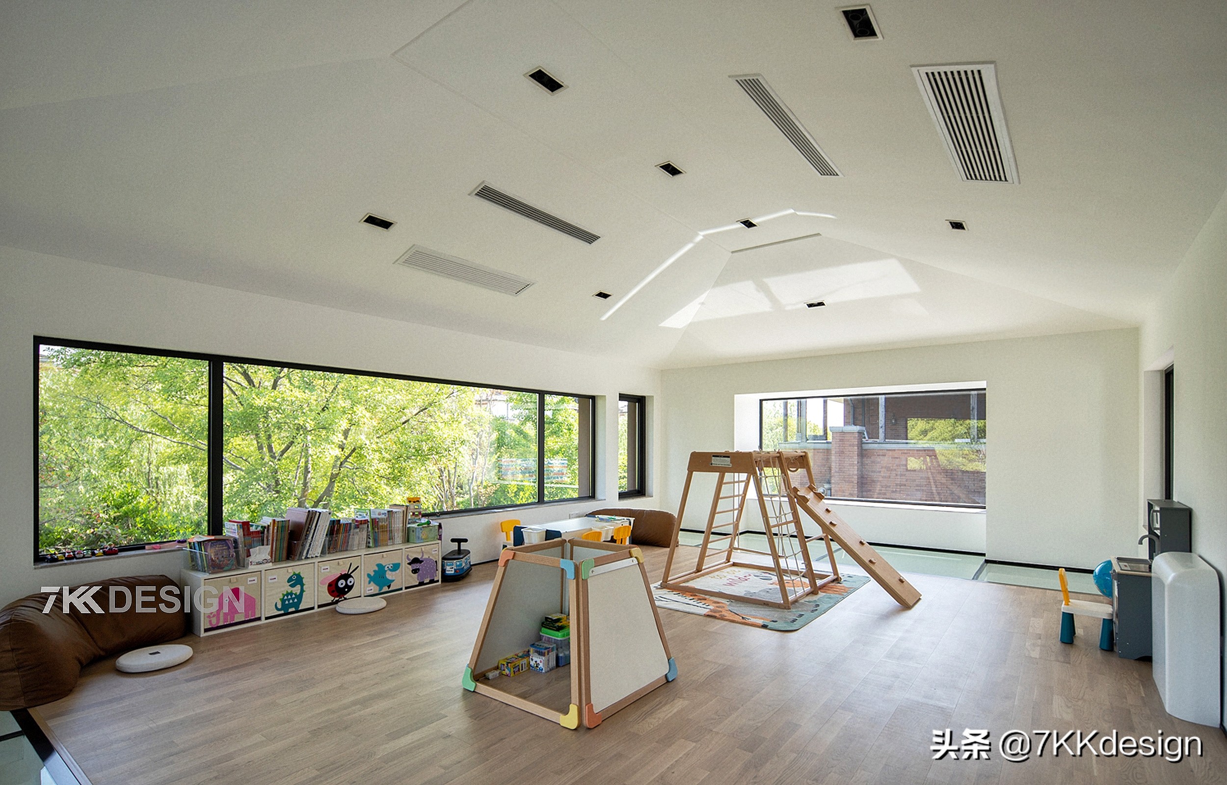 海边联排别墅小院实景现代轻奢,独栋带院子的小别墅年代感