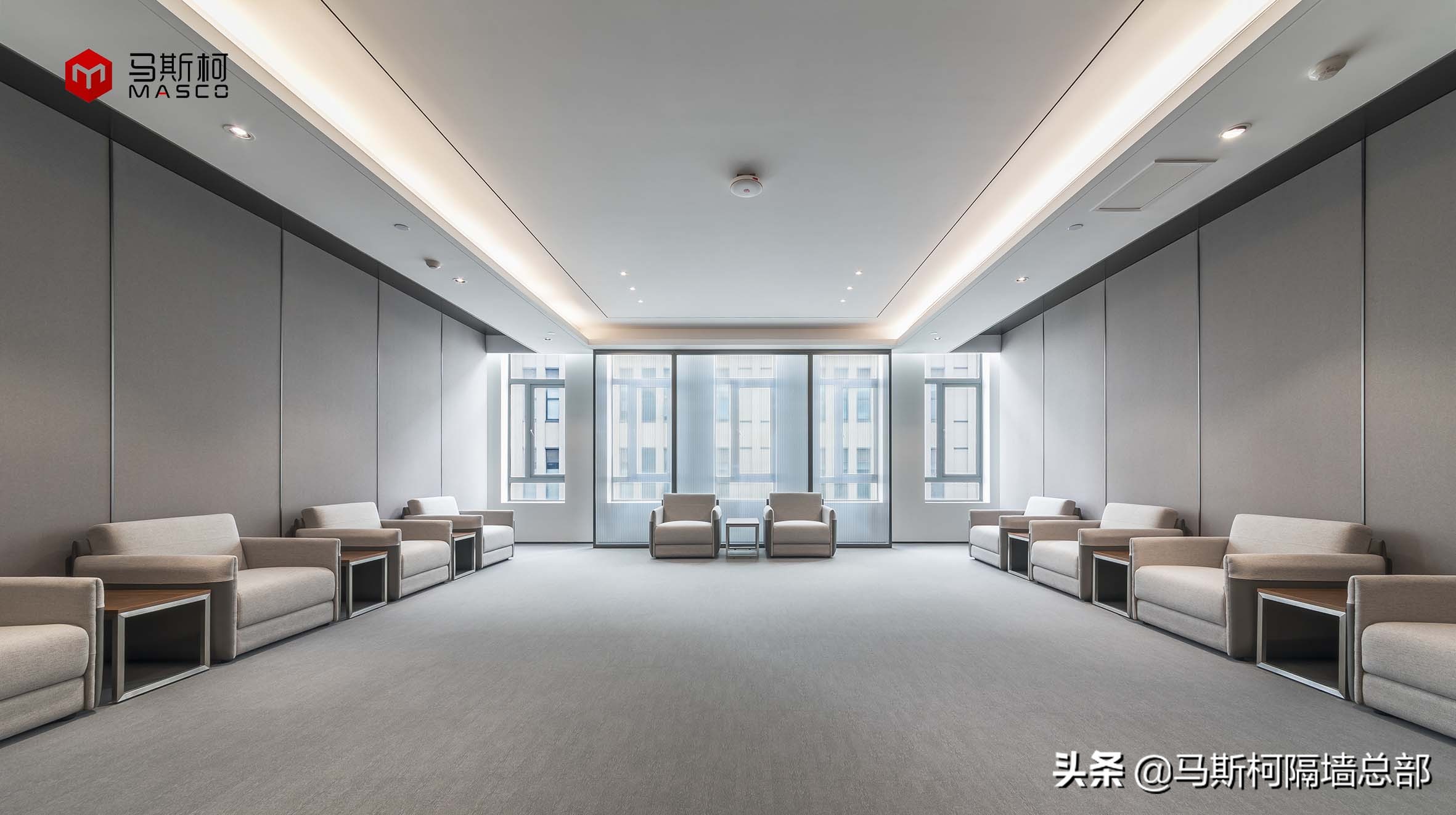 办公室防火玻璃隔断图片,办公室断桥铝防火大玻璃隔断