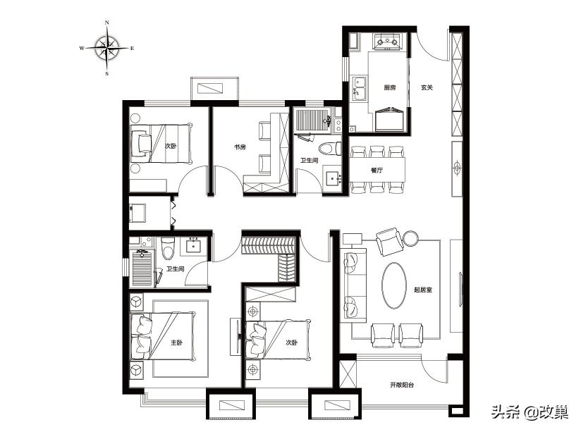 胶州华润城装修效果图,楼盘测评华润幸福里