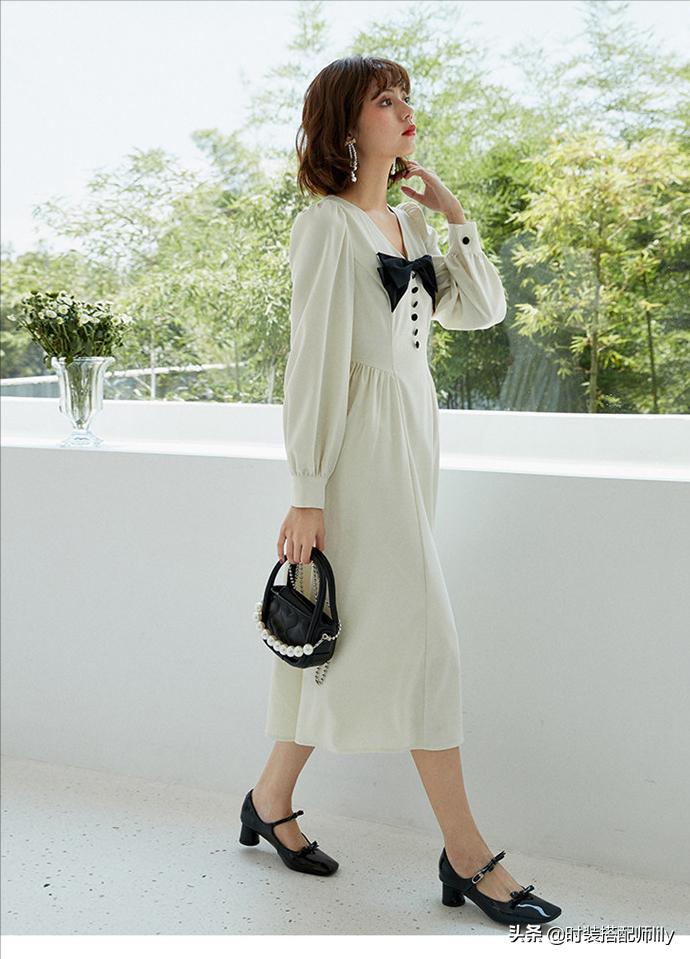 你的衣服有点结，画龙点睛之笔“仙女结”，美翻了整个秋季