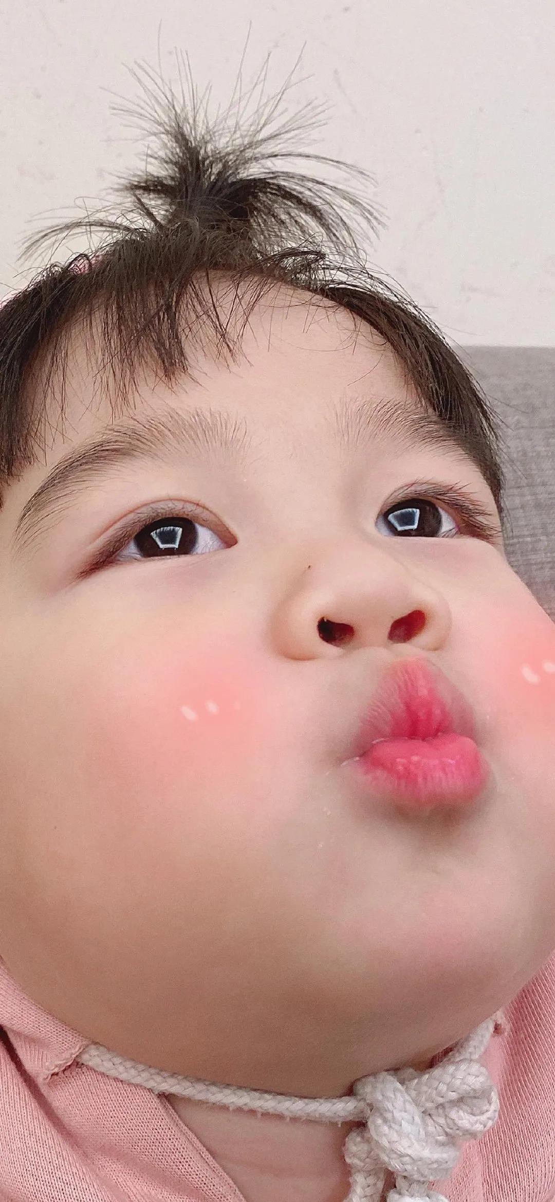 可爱萌娃壁纸高清无水印,可爱萌娃壁纸抖音