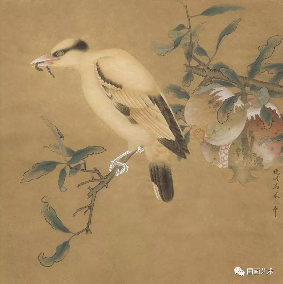 李晓明《柳枝黄鸟图》临摹解析