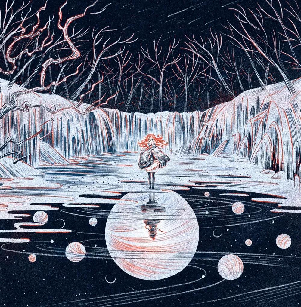 她画的这套《神秘博士》中国风系列，“美哭了”万千网友