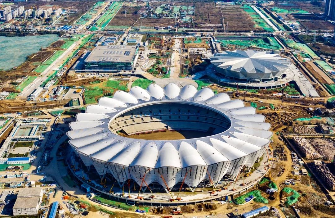 西安奥体中心地铁14号线d口出口,西安地铁十号线跨灞河大桥效果图