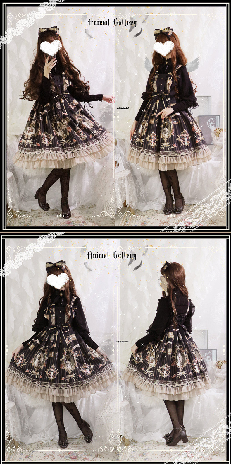 lolita暗黑画集,lolita绢花伞