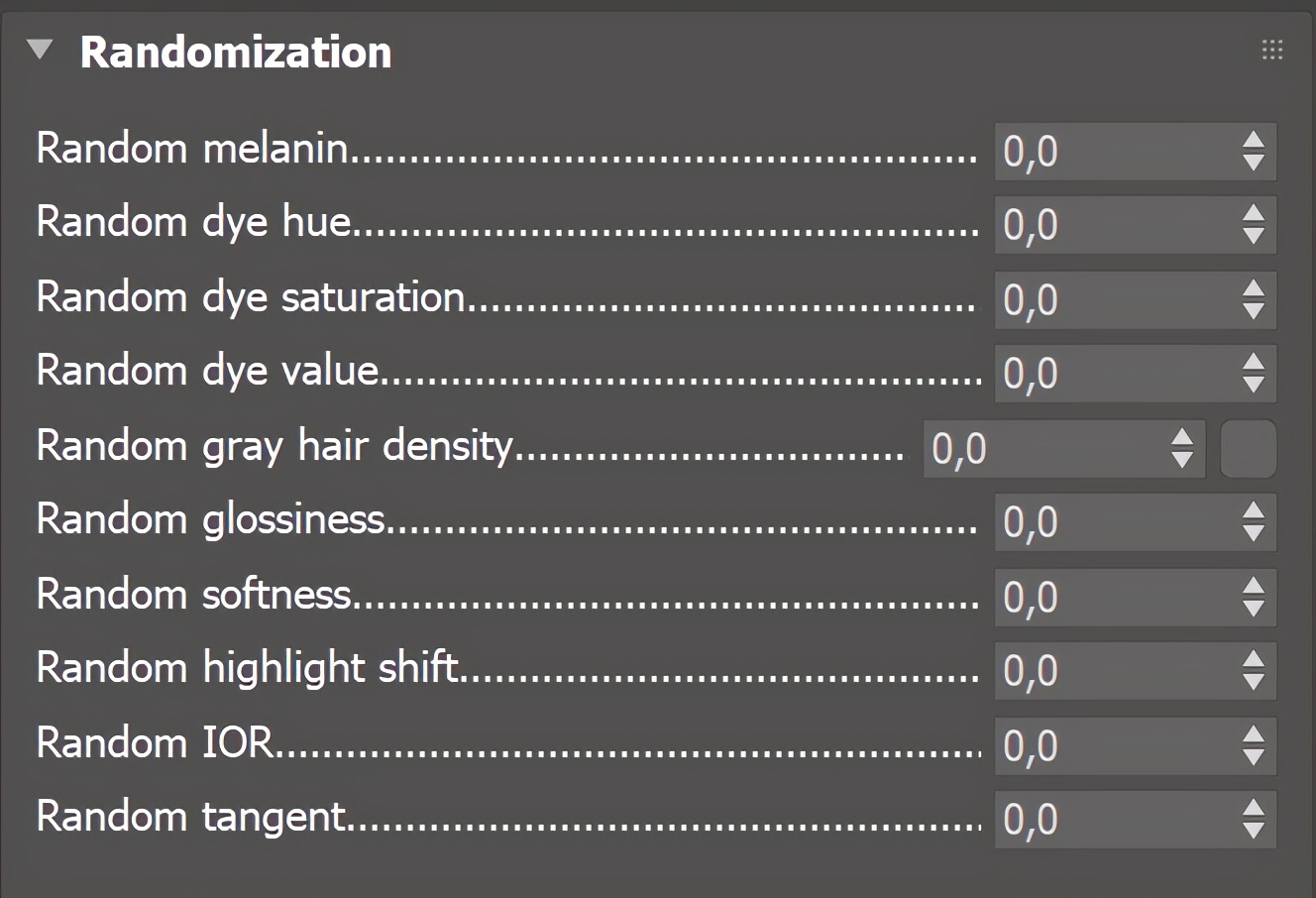 VRay新毛发材质VRayHairNextMtl