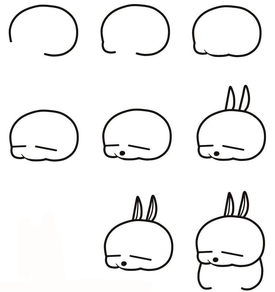 简单漫画教程可爱卡通,漫画可爱简单步骤