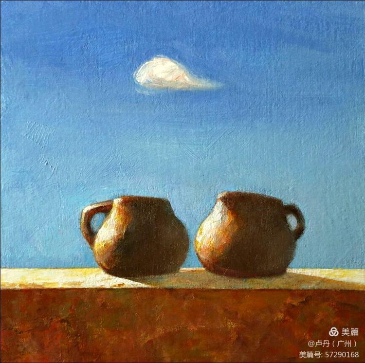 两个陶罐子遗落在废墟上改成缩句,两个陶罐