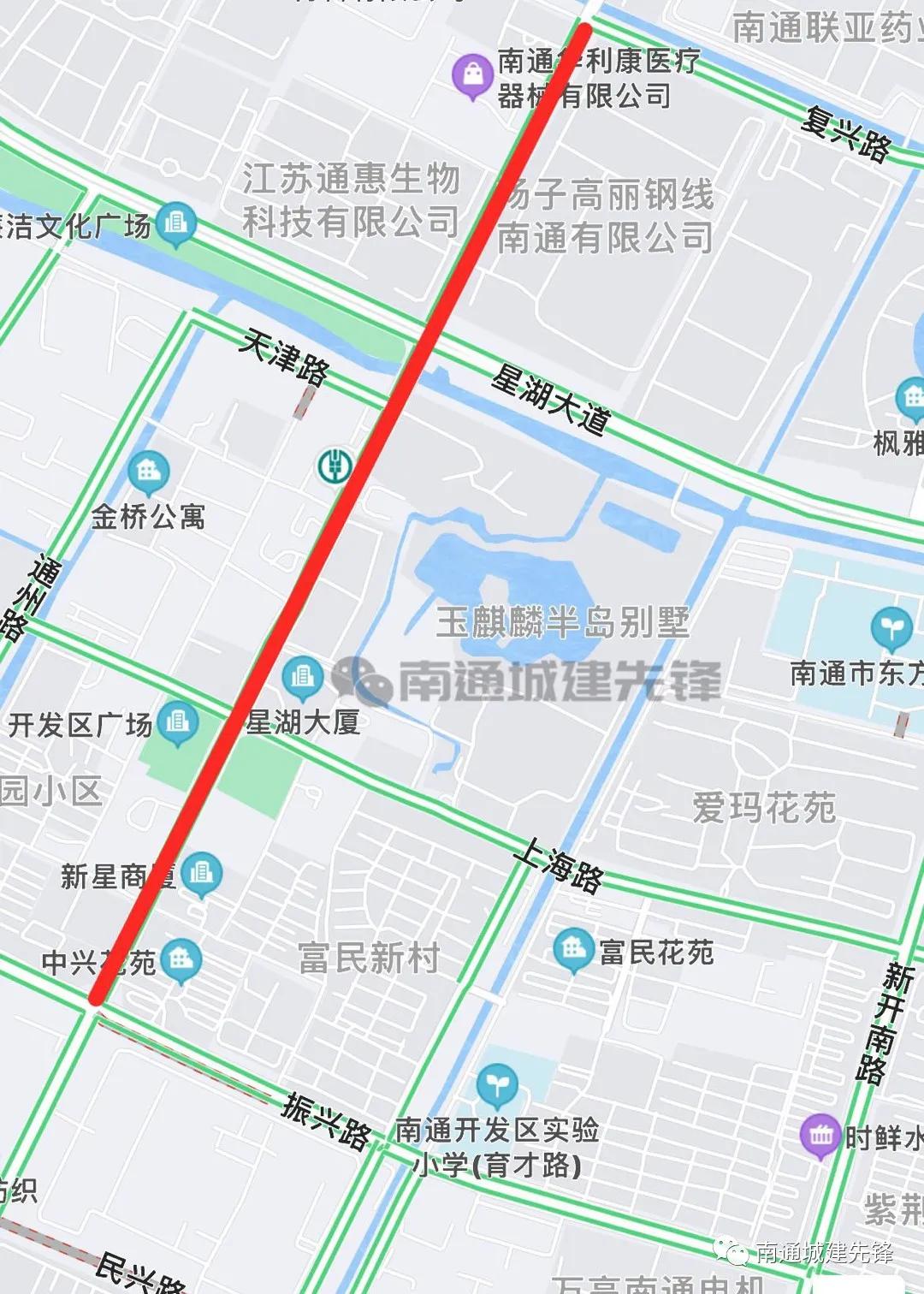 南通开发区九江大道最新规划,南通主干道升级改造