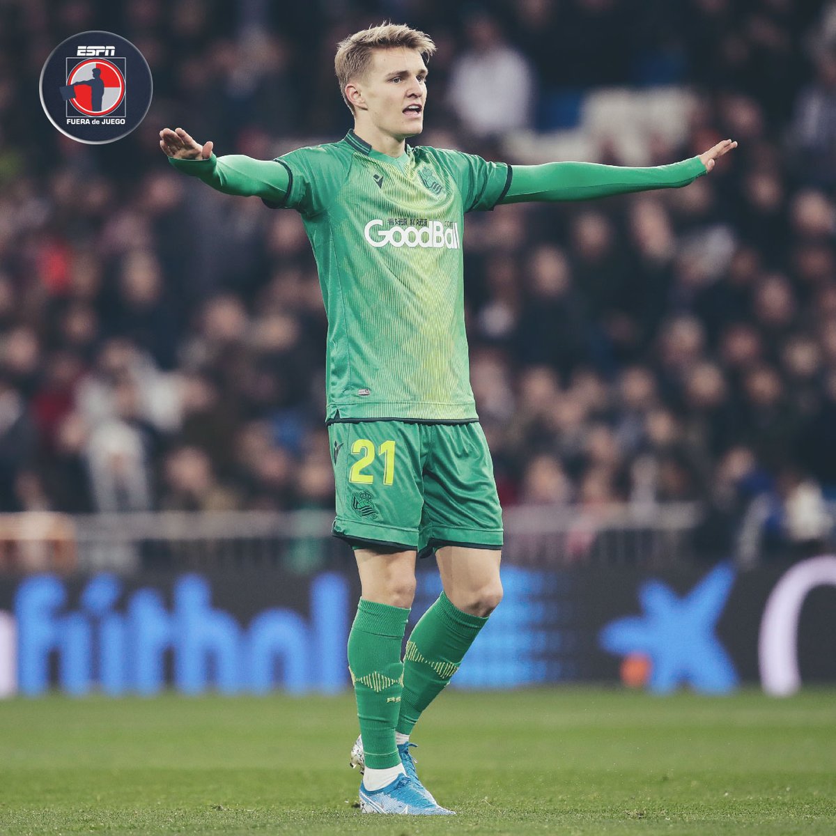 加盟皇马5年后,21岁租将轰伯纳乌首球,攻破的却是皇马的球门