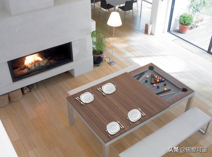 十个台球桌简易装修风格预算三万,吧台台球桌一体装修设计