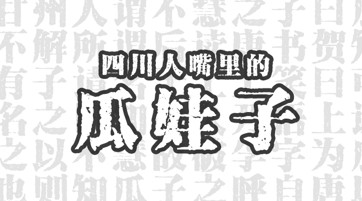 瓜娃子四川方言是什么意思,四川瓜娃子之类的方言有哪些