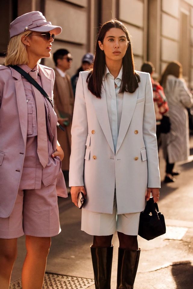 西装+短裤：爱上了这个春季的王牌组合