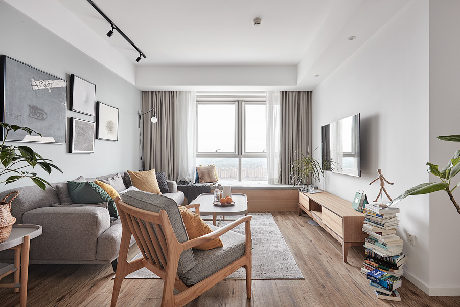 极简北欧木色风格,北欧风原木暖色系