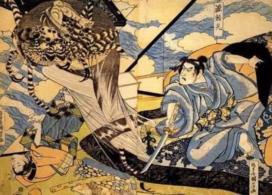 日本关于蜘蛛的传说,土蜘蛛日本传说