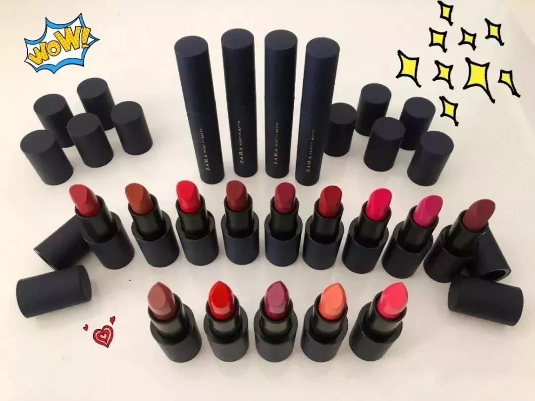 最新zara口红哪个色最好看,zara口红必买色号