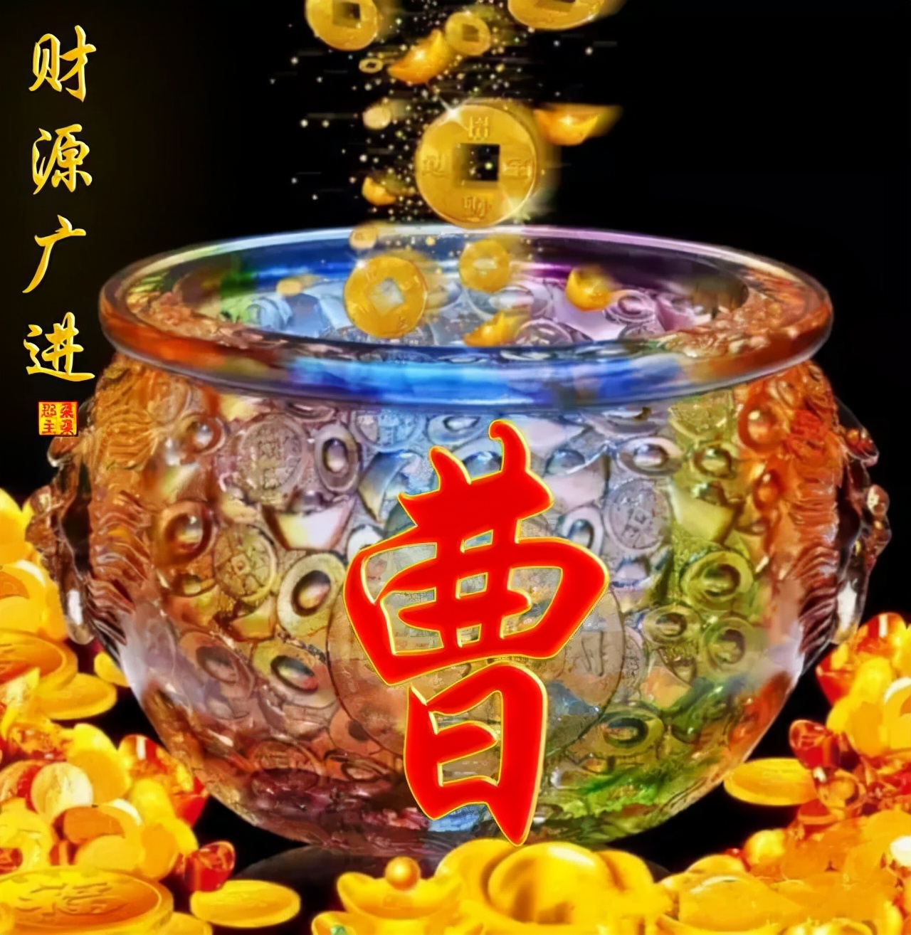 100张百家姓水晶系列微信头像,百家姓富贵微信头像