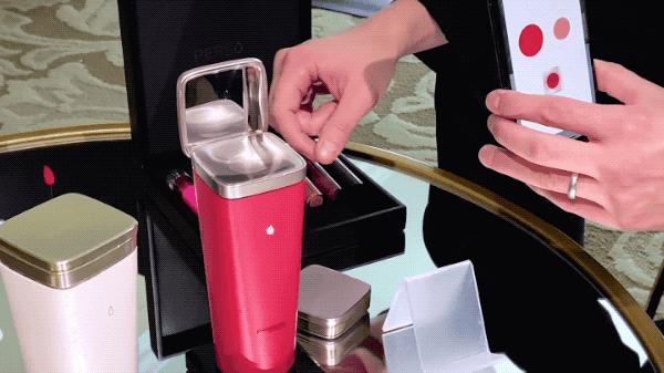 粉底液口红上妆白里透红,粉底液口红