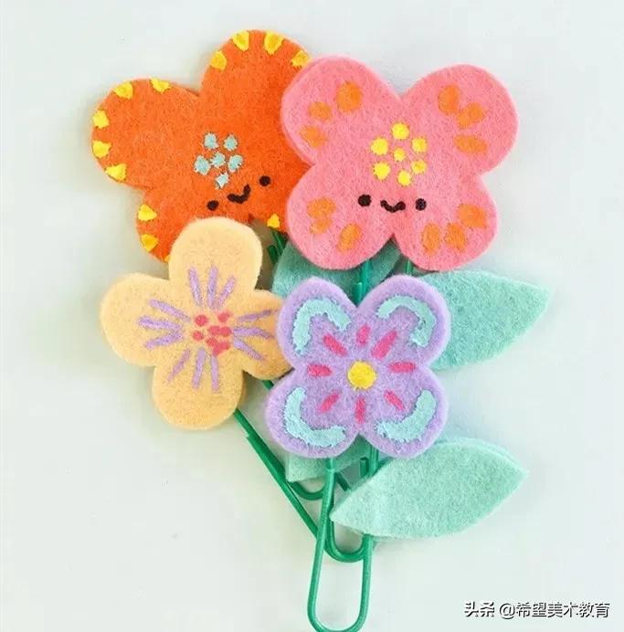 美育节手工作品表现美好假期,画室美术创意手工课