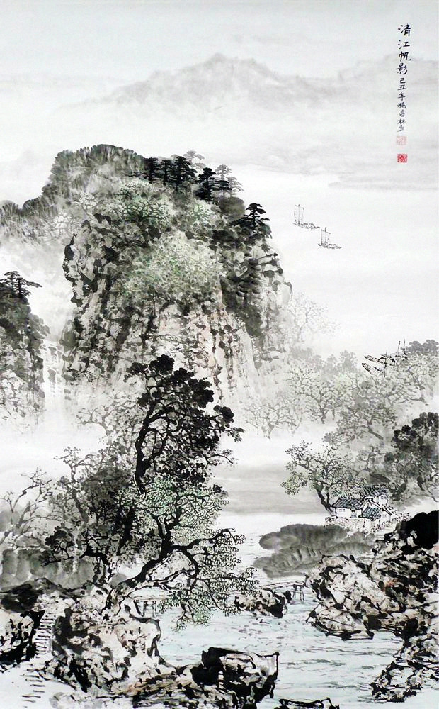 杨昌林山水画,杨昌林山水作品