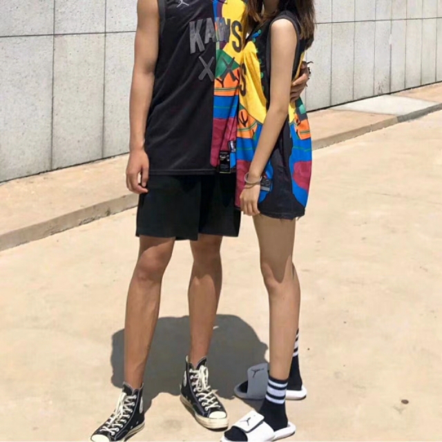 上脚好看的aj6,aj6奥利奥拖鞋