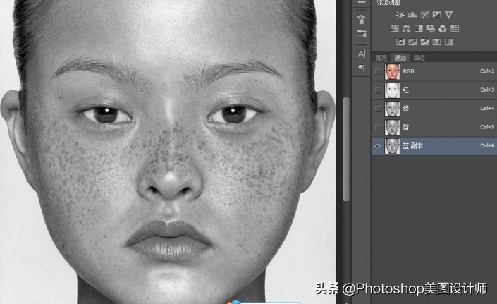 ps修复大量雀斑用什么,ps抠图教程抠掉脸上的雀斑