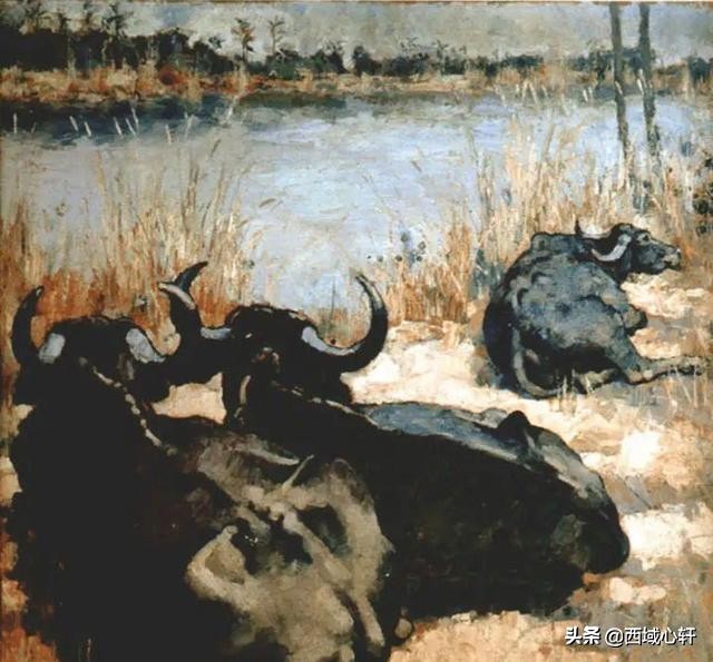 艺术家徐悲鸿资料,中国近代绘画之父徐悲鸿油画作品