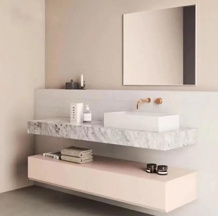 卫生间装修不能错过的浴室柜,小的卫生间如何选浴室柜