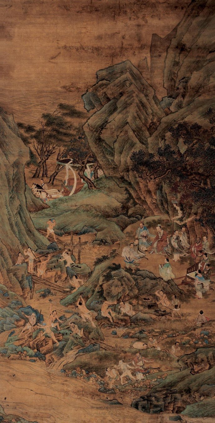 明代四大家仇英重彩画作品欣赏,仇英十大传世名画图文