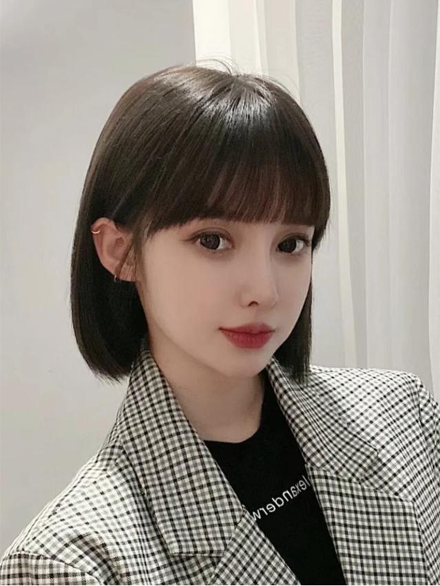 锁骨发型女2021流行发型不挑脸型,长脸型发型女2021流行发型