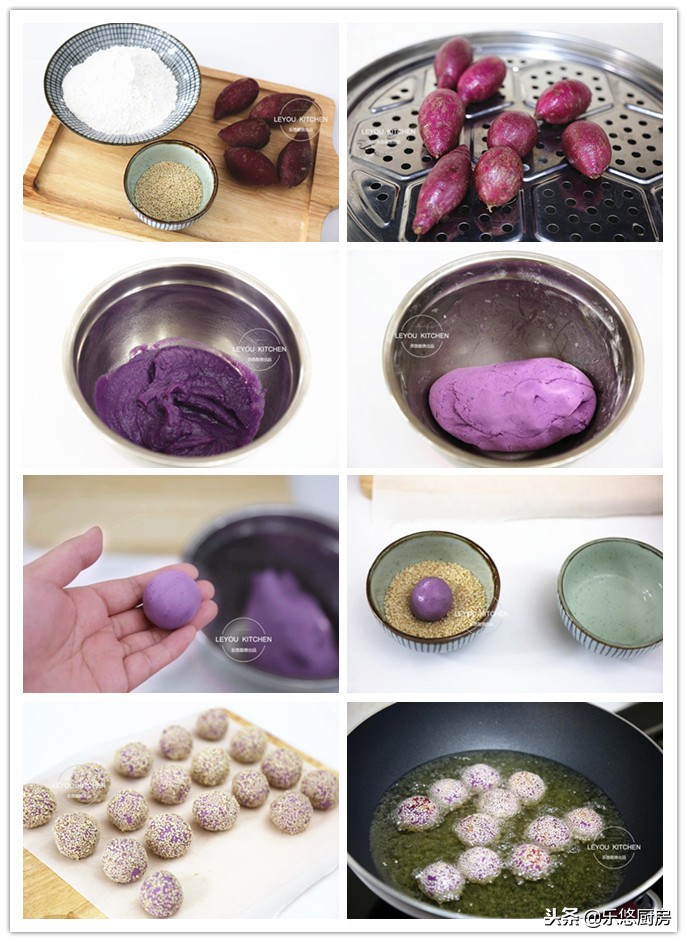 10种糯米粉做法，是主食也是点心，软软糯糯，几天不吃就会想