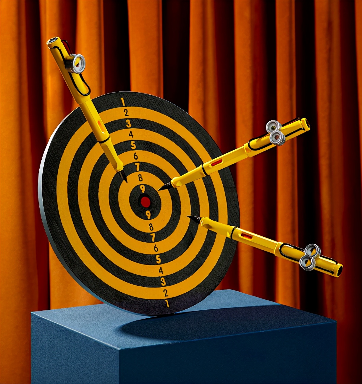 凌美环球影城联名钢笔,环球影城小黄人联名手办