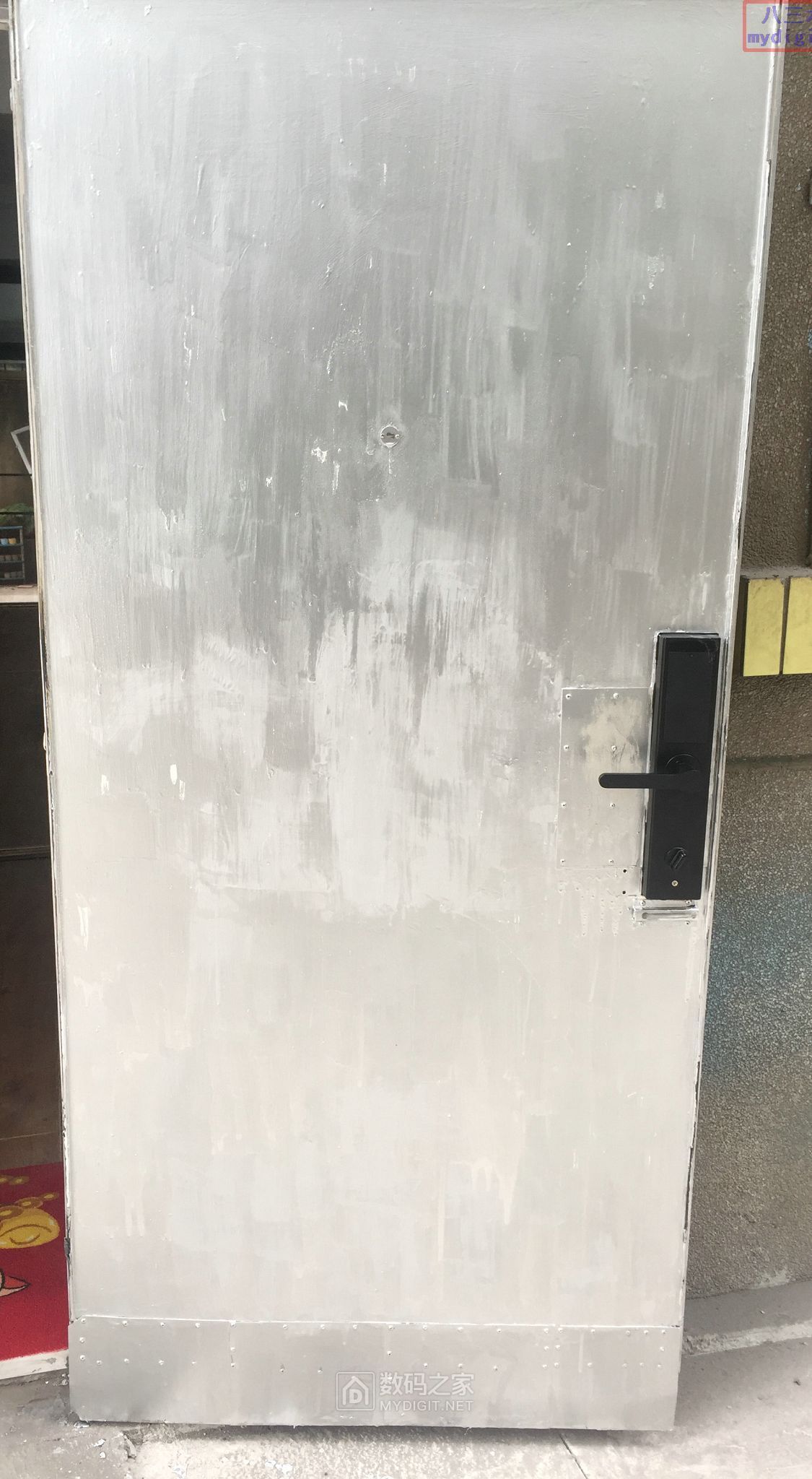 老式防盗门如何安装指纹锁,老防盗门指纹锁安装教程