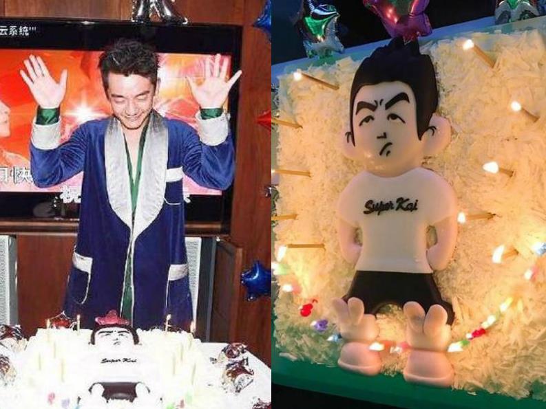 有关明星的蛋糕,明星图案的蛋糕