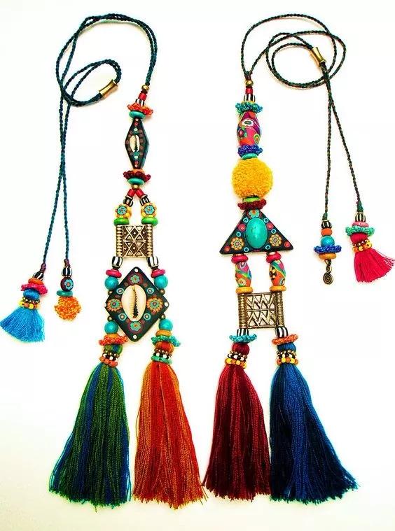 流苏饰品教程全部过程,流苏的穿法教程