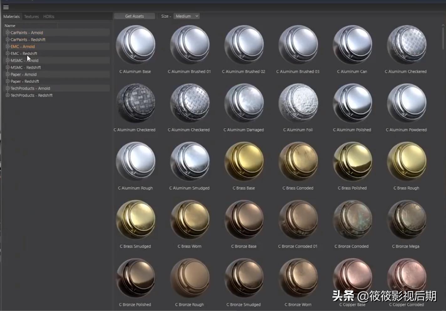 C4D新手入门：全网都在找的基础材质学习教程，免费送