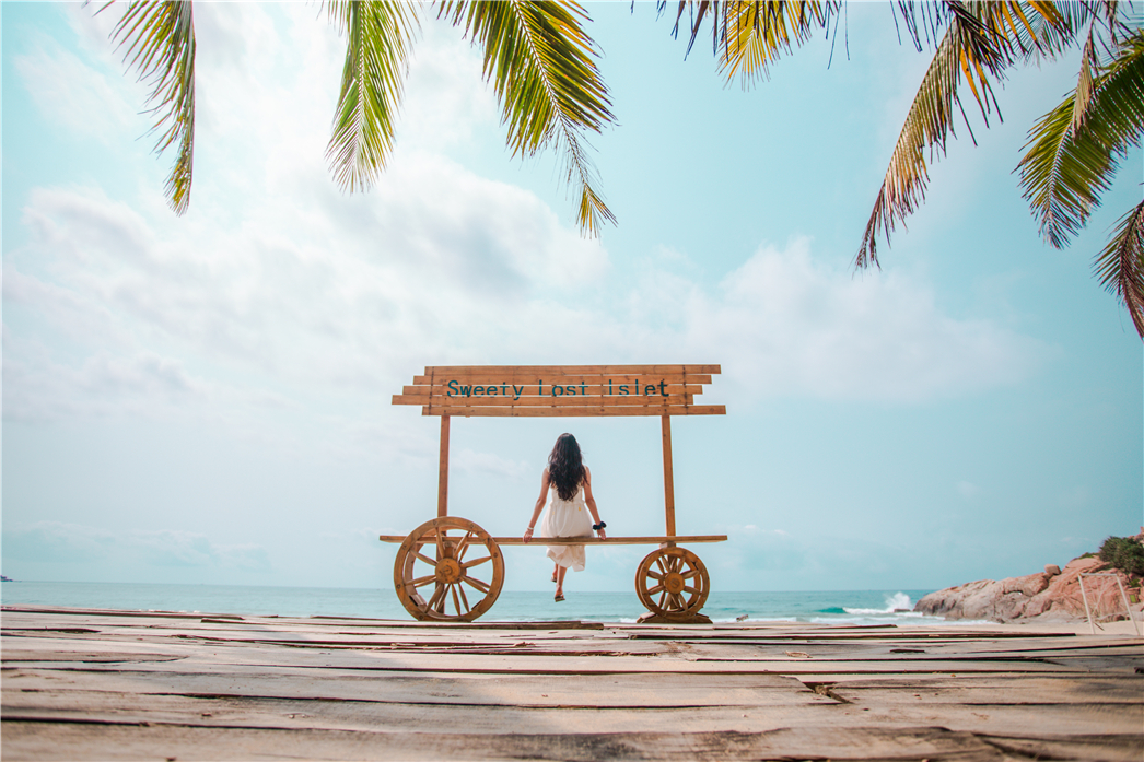 海南必玩猴岛与呆呆丨看萌呆猕猴,呆呆岛发呆
