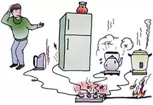 冬天电器取暖小心“惹火”