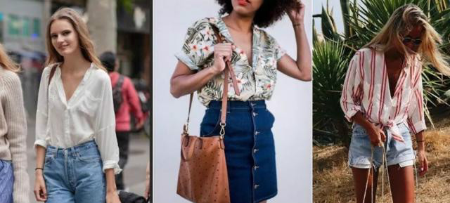 夏天别只穿t恤,夏天到了t恤别再这样穿搭配衬衫