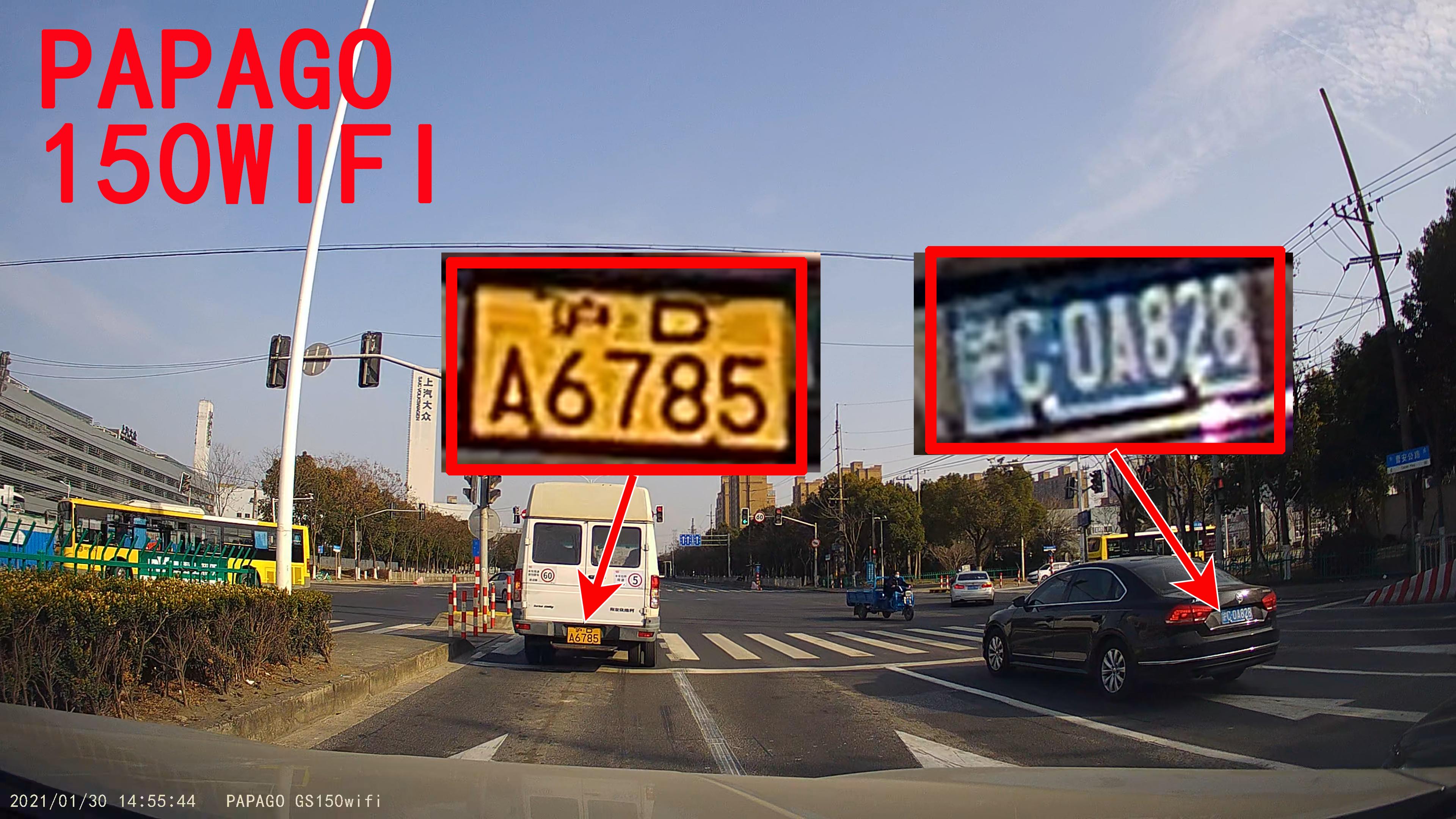 蕾橙测评实拍验证6款热门4K行车记录仪到底能不能拍清楚车牌？