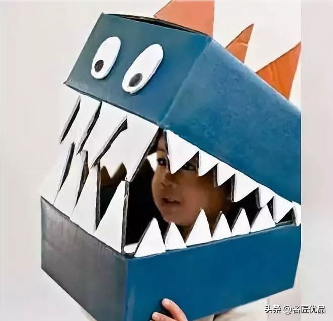 恐龙贺卡手工制作,纸盒手工制作大全创意幼儿园恐龙
