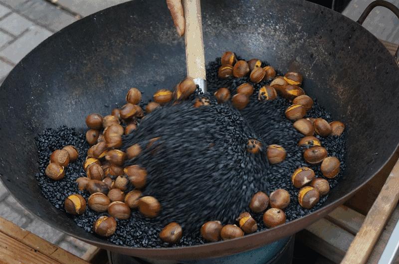 糖炒栗子为什么板栗会黑,糖炒栗子吃多了会有什么害处