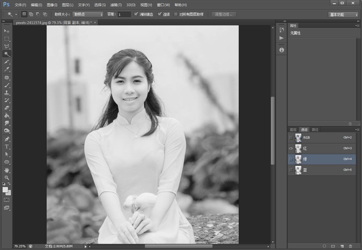 ps入门教程零基础证件照修图,ps基础教程证件照片修图