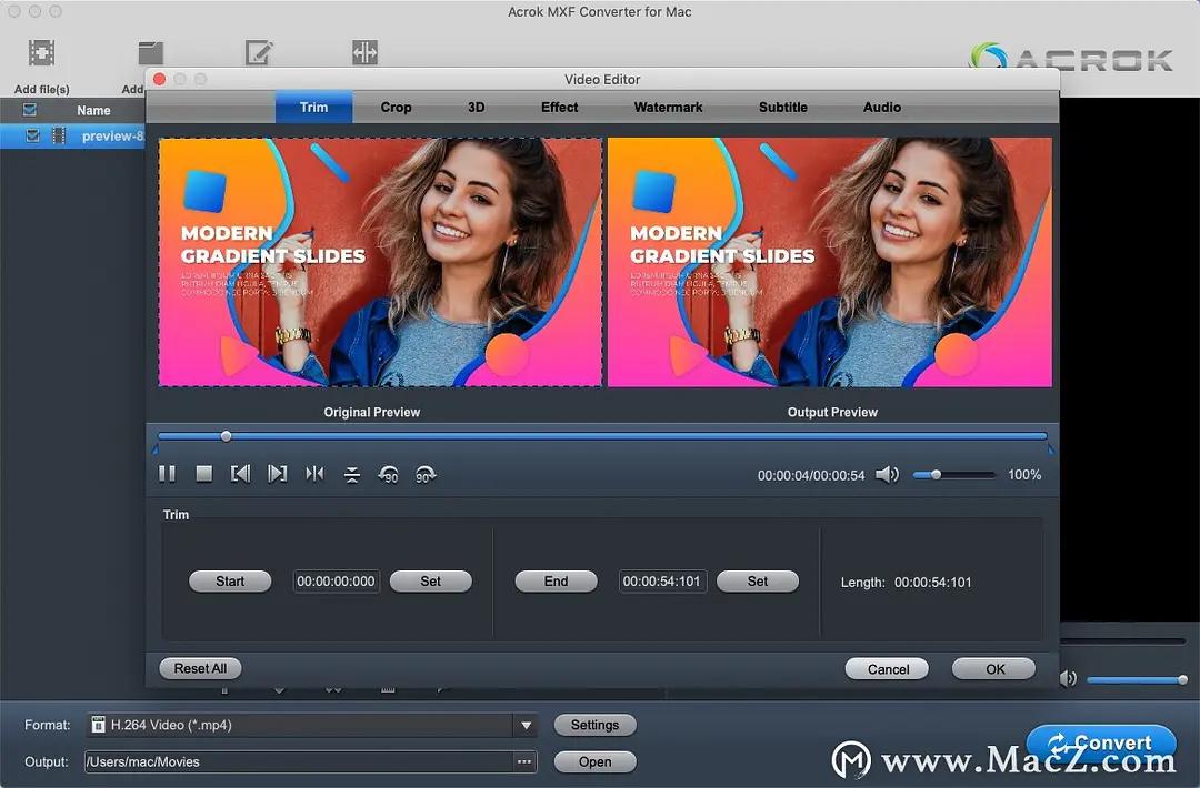 如何转换mxf格式,免费mxf格式转换mp4